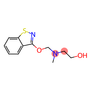 2-[[(1,2-benzisothiazol-3-yloxy)methyl]methylamino]ethanol