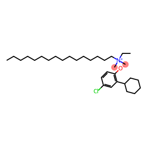 ethylhexadecyldimethylammonium 4-chloro-2-cyclohexylphenolate