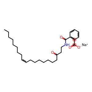 2-[[[2-[[(Z)-1-Oxo-9-octadecenyl]oxy]ethyl]amino]carbonyl]benzoic acid sodium salt