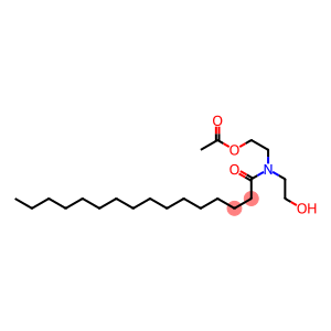 N,N-bis(2-hydroxyethyl)palmitamide acetate