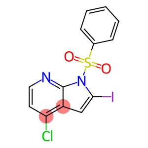 1-苯磺酰基-4-氯-2-碘-7-氮杂吲哚