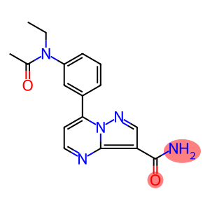 Zaleplon Related Compound C (25 mg) (7-[3-(N-ethylacetamido)phenyl]pyrazolo[1,5-a]pyrimidine-3-carboxamide)