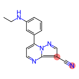 7-(3-(ethylamino)phenyl)pyrazolo[1,5-a]pyrimidine-3-carbonitrile