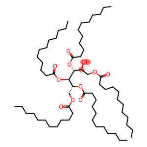 1-O,3-O,4-O,5-O,6-O-Pentakis(1-oxododecyl)-D-glucitol