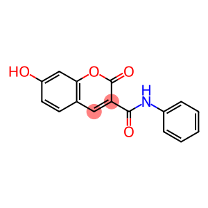 7-hydroxy-2-oxo-N-phenyl-2H-1-benzopyran-3-carboxamide