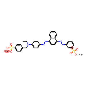 3-[[4-[[4-[ethyl[(4-sulphophenyl)methyl]amino]phenyl]azo]-1-naphthyl]azo]benzenesulphonic acid, sodium salt