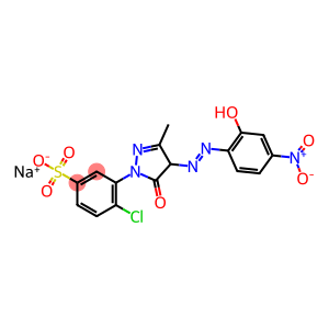 sodium 4-chloro-3-[4,5-dihydro-4-[(2-hydroxy-4-nitrophenyl)azo]-3-methyl-5-oxo-1H-pyrazol-1-yl]benzenesulphonate