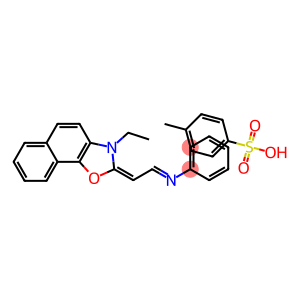 N-[(3-ethylnaphth[2,1-d]oxazol-2(3H)-ylidene)ethylidene]aniline (p-tolylsulphonate)