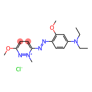 6-[[4-(diethylamino)-2-methoxyphenyl]azo]-3-methoxy-1-methylpyridazinium chloride