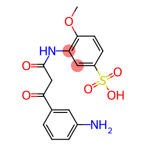 3-[[3-(3-aminophenyl)-1,3-dioxopropyl]amino]-4-methoxybenzenesulphonic acid