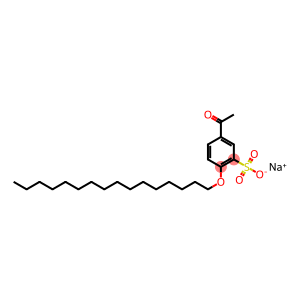 sodium 5-acetyl-2-(hexadecyloxy)benzenesulphonate