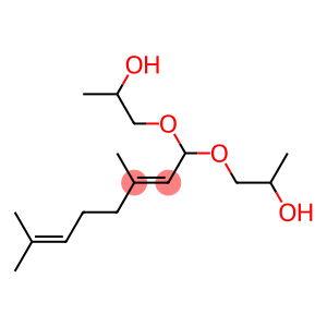 1,1'-[(3,7-dimethylocta-2,6-dienylidene)bis(oxy)]dipropan-2-ol