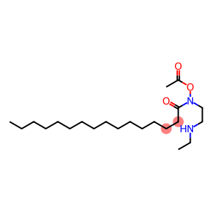 N-[2-[(2-hydroxyethyl)amino]ethyl]palmitamide monoacetate