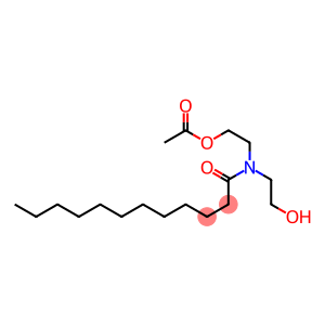 N,N-bis(2-hydroxyethyl)dodecanamide monoacetate