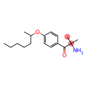 1-Propanone,  2-amino-2-methyl-1-[4-[(1-methylhexyl)oxy]phenyl]-