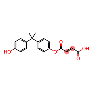 [4-[1-(4-hydroxyphenyl)-1-methylethyl]phenyl] hydrogen fumarate