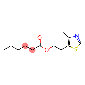 2-(4-methylthiazol-5-yl)ethyl hexanoate