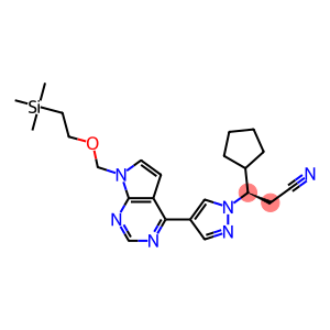 1H-Pyrazole-1-propanenitrile, β-cyclopentyl-4-[7-[[2-(triMethylsilyl)ethoxy]Methyl]-7H-pyrrolo[2,3-d]pyriMidin-4-yl]-, (βR)-