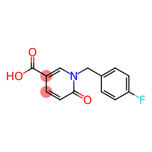 3-Pyridinecarboxylic acid, 1-[(4-fluorophenyl)methyl]-1,6-dihydro-6-oxo-