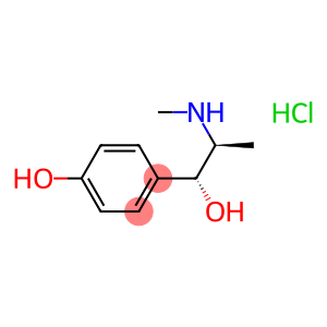 rac-4-[(1R*,2S*)-1-Hydroxy-2-(methylamino)propyl]phenol·hydrochloride