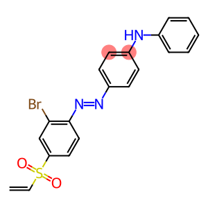 4-[(2-bromo-4-ethenylsulfonylphenyl)diazenyl]-N-phenylaniline
