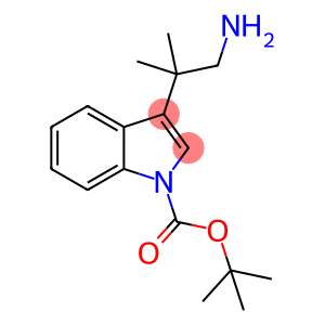 TERT-BUTYL 3-(1-AMINO-2-METHYLPROPAN-2-YL)-1H-INDOLE-1-CARBOXYLATE