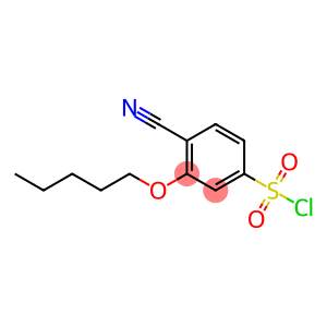 4-Cyano-3-pentyloxybenzenesulfonyl chloride