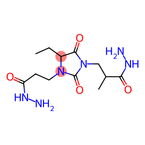 4-Ethyl-α-methyl-2,5-dioxo-1,3-imidazolidinedipropanoic acid dihydrazide