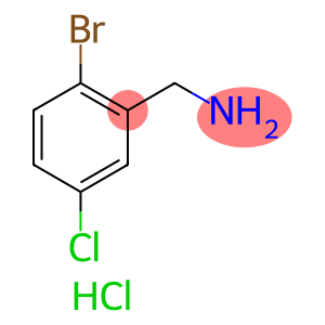 Benzenemethanamine, 2-bromo-5-chloro-, hydrochloride (1:1)