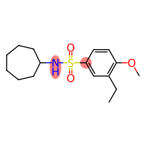 N-cycloheptyl-3-ethyl-4-methoxybenzenesulfonamide