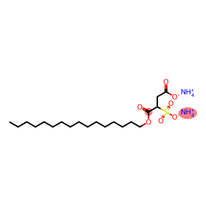 2-(Ammonium oxysulfonyl)butanedioic acid 1-hexadecyl 4-ammonium salt