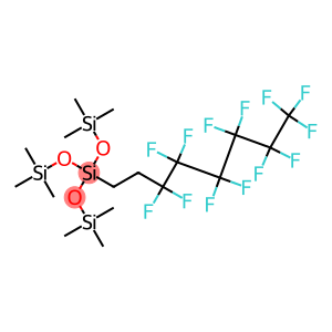 trimethyl-[3,3,4,4,5,5,6,6,7,7,8,8,8-tridecafluorooctyl-bis(trimethylsilyloxy)silyl]oxysilane
