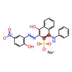 sodium 4-hydroxy-3-[(2-hydroxy-5-nitrophenyl)azo](phenylamino)naphthalene-2-sulphonate
