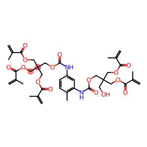 2-[[[[3-[[[3-hydroxy-2,2-bis[(methacryloyloxy)methyl]propoxy]carbonyl]amino]tolyl]carbamoyl]oxy]methyl]-2-[(methacryloyloxy)methyl]propane-1,3-diyl dimethacrylate