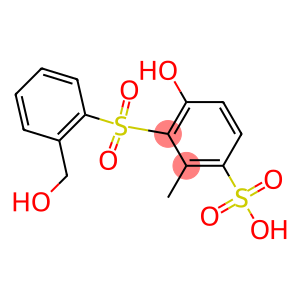 hydroxy[(hydroxymethylphenyl)sulphonyl]methylbenzenesulphonic acid