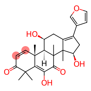 18,24-Dinorchola-1,5,13(17),20,22-pentaene-3,7-dione, 21,23-epoxy-6,11,15-trihydroxy-4,4,8,14-tetramethyl-, (11β,15β)-