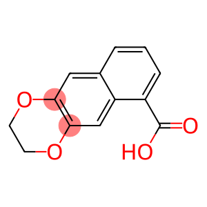 Naphtho[2,3-b]-1,4-dioxin-6-carboxylic  acid,  2,3-dihydro-