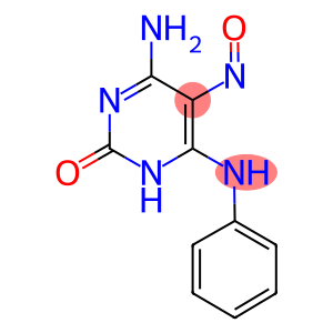 4-AMINO-6-ANILINO-5-NITROSOPYRIMIDIN-2(1H)-ONE