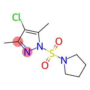 4-chloro-3,5-dimethyl-1-(1-pyrrolidinylsulfonyl)-1H-pyrazole