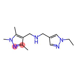 N-[(1-ethyl-1H-pyrazol-4-yl)methyl]-N-[(1,3,5-trimethyl-1H-pyrazol-4-yl)methyl]amine