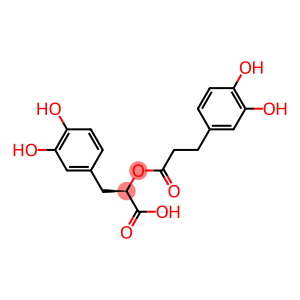 Benzenepropanoic acid, α-[3-(3,4-dihydroxyphenyl)-1-oxopropoxy]-3,4-dihydroxy-, (αR)-