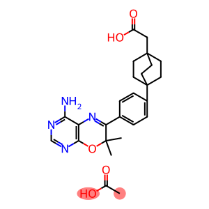 4-[4-(4-amino-7,7-dimethyl-7H-pyrimido[4,5-b][1,4]oxazin-6-yl)phenyl]Bicyclo[2.2.2]octane-1-acetic acid acetate