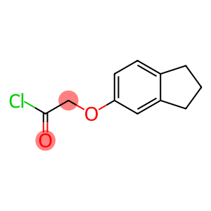 (2,3-dihydro-1H-inden-5-yloxy)acetyl chloride