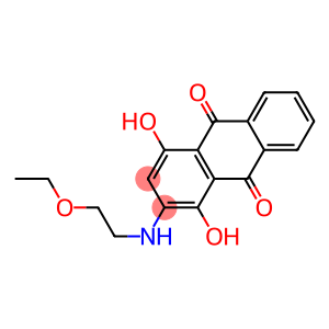 2-[(2-Ethoxyethyl)amino]-1,4-dihydroxy-9,10-anthracenedione