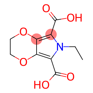 6H-1,4-Dioxino[2,3-c]pyrrole-5,7-dicarboxylic  acid,  6-ethyl-2,3-dihydro-