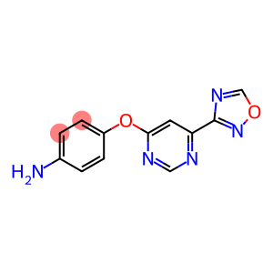4-[[6-(1,2,4-oxadiazol-3-yl)-4-pyrimidinyl]oxy]aniline