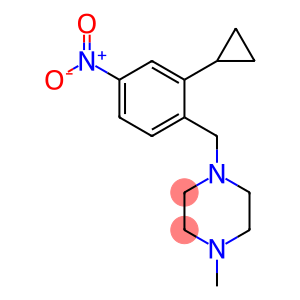 1-[(2-Cyclopropyl-4-nitrophenyl)methyl]-4-methylpiperazine