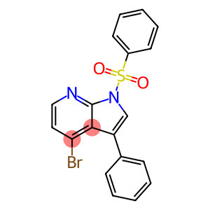 4-bromo-3-phenyl-1-(phenylsulfonyl)-1H-pyrrolo[2,3-b]pyridine
