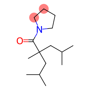 2,4-dimethyl-2-(2-methylpropyl)-1-pyrrolidin-1-ylpentan-1-one