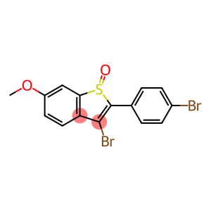 3-溴-2-(4-溴苯基)-6-甲氧基-1Λ4-苯并[B]噻吩-1-酮